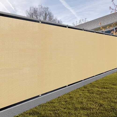 SUNNY GUARD 6' x 118' Privacy Fence Screen, Heavy Duty HDPE Mesh by SUNNYGUARD