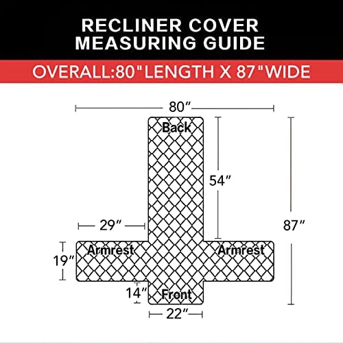 Easy-Going Reversible Couch Cover, Recliner 22 in - Image 6