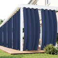 Outdoor Curtains for Patio Waterproof 6 Panels, Porch Sun Shade by RichSets