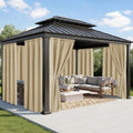 Outdoor Curtains for Patio Waterproof, 8 Panels, Rod Pocket by RichSets