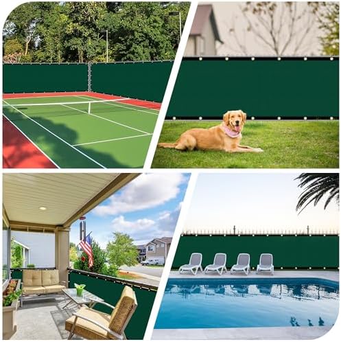 iCover 6x50ft Privacy Screen Fence, Outdoor Fencing Panels, Garden Windscreen - Image 6