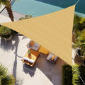 Shade&Beyond 15'X18'X23.4' Sun Shade Sail Sand Triangle by ShadeBeyond
