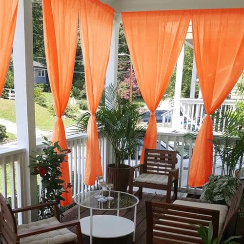 youleyar Sheer Outdoor Curtains - Image 4
