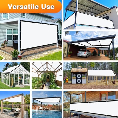 Artpuch Outdoor Pergola Shade Cover 9' X 15' Sun Shade Cloth - Image 6