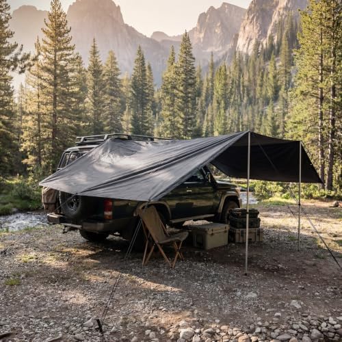 Heavy Duty 4 Mil Tarp Cover Waterproof UV Resistant Tarpaulin Used - Image 5