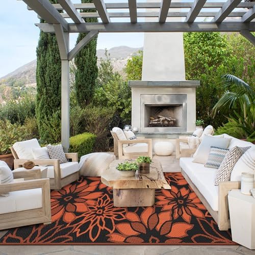 GENIMO Outdoor Rug Waterproof for Patio Decor, Large Area Rugs Mats for RV - Image 5