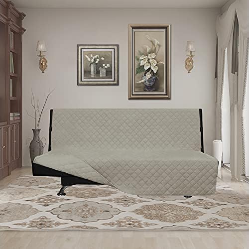 Easy-Going Reversible Couch Cover, Large Futon Sofa - Image 2