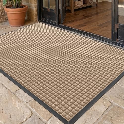 Front Door Mat Outside Entrance, Heavy Duty Doormat, 47.5"x35.5" by WELDUN%E2%80%94IdealChoiceforHome
