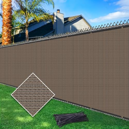 5ftx25ft Privacy Fence Screen Heavy Duty 170 GSM Windscreen & Dustproof Fabric by Cisvio