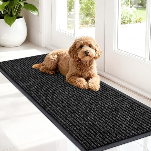 OLANLY Front Door Mat 47x17, Waterproof Heavy-Duty Indoor Outdoor Doormat by OLANLY