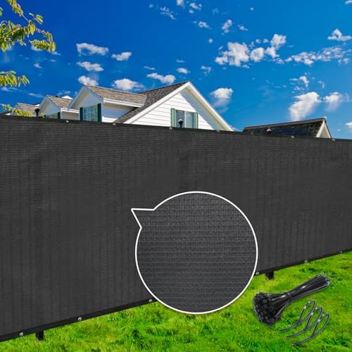 KANAGAWA 6ft x32ft Balcony Privacy Screen Fence, 90% Blockage Heavy Duty 175 by KANAGAWA