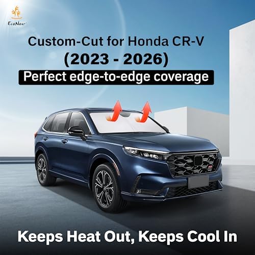 EcoNour Windshield Sunshade for Honda CRV 2023-2024 2025 2026 - Image 2