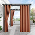 RYB HOME Outdoor Curtains for Patio Waterproof Privacy Thermal Insulated by RYBHOME