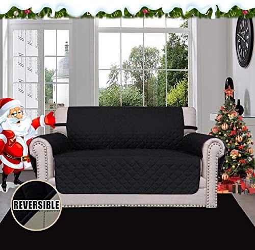 Easy-Going Reversible Couch Cover, 2 Cushion Sofa - Image 2