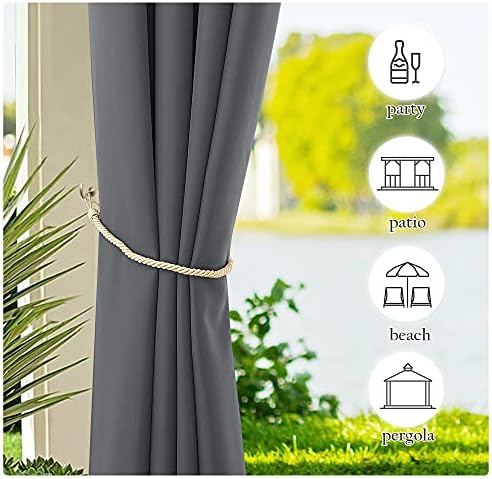NICETOWN Canvas Outdoor Curtains - Image 5