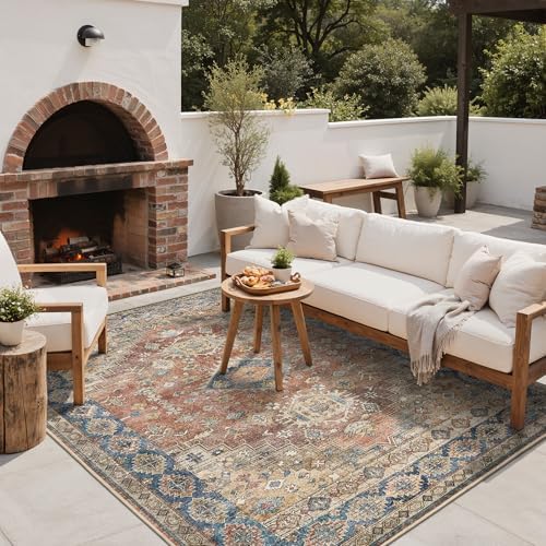 GENIMO 4x6 Outdoor Rug, Washable - Image 6