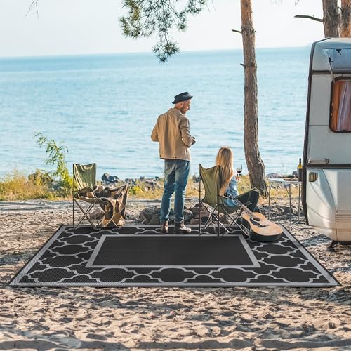 GENIMO Outdoor Rug, Waterproof Plastic Rugs - Image 4