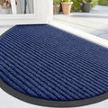 OLANLY Half Circle Front Door Mat 35x23, Waterproof Heavy-Duty Doormat by OLANLY