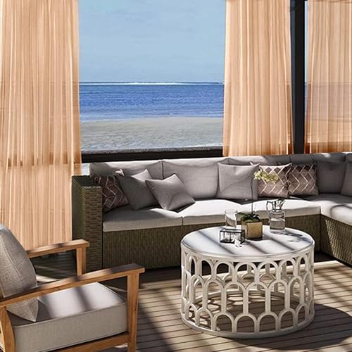 youleyar Sheer Outdoor Curtains - Image 3