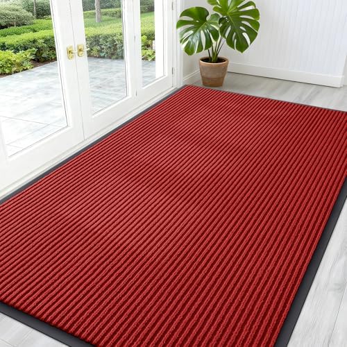 OLANLY Front Door Mat 59x34, Waterproof Heavy-Duty Indoor Outdoor Doormat by OLANLY