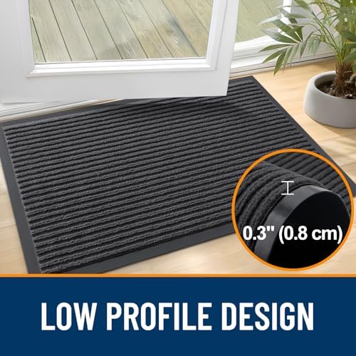 OLANLY 2-Pack Front Door Mats 71x47, Waterproof Heavy-Duty Doormats - Image 4