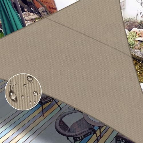 LOVE STORY Custom Size 7' x 8' x 10.6' Waterproof Sun Shade Sail by LOVESTORY