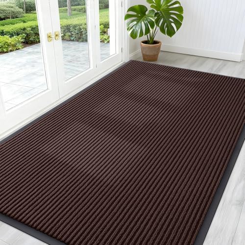 OLANLY Front Door Mat 59x34, Waterproof Heavy-Duty Indoor Outdoor Doormat by OLANLY