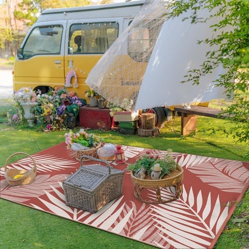 GENIMO Outdoor Rug, Waterproof Plastic Rugs - Image 3