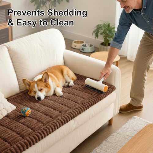 Smiry Couch Cover for Dogs, Non Slip Washable Sofa Protector for Pets - Image 6