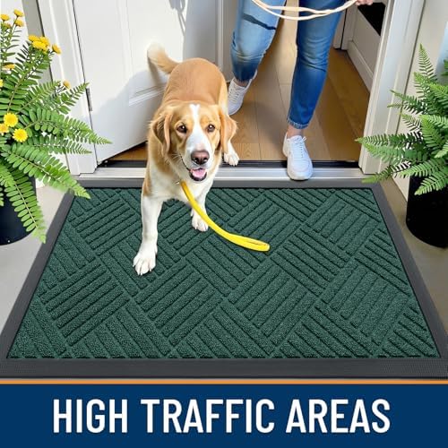 OLANLY Front Door Mat Outside Entrance 35x23, Waterproof Heavy-Duty Doormat - Image 6