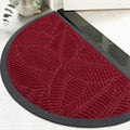 Colorxy Half Circle Waterproof Door Mat, Sturdy Rubber Doormat by Colorxy