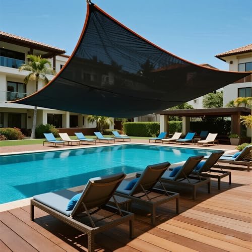 winemana 10x20ft Shade Cloth 90% UV Mesh Tarp Dog Kennel Cover Sun Shade - Image 5