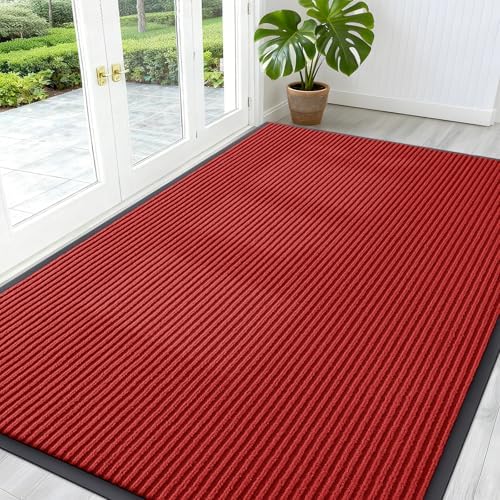 OLANLY Front Door Mat 59x40, Waterproof Heavy-Duty Indoor Outdoor Doormat by OLANLY