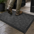 Mibao Front Door Mat Outdoor Entrance, Waterproof Dirt Trapper Doormat by Mibao