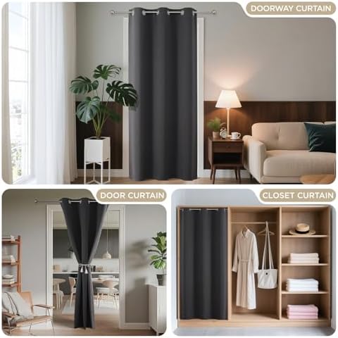 Joydeco Door Curtain Blackout Curtains - Image 4