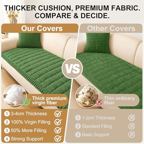 Smiry Couch Cover for Dogs, Non Slip Washable Sofa Protector for Pets - Image 5