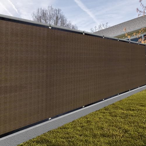 SUNNY GUARD 4' x 72' Privacy Fence Screen, Heavy Duty HDPE Mesh by SUNNYGUARD