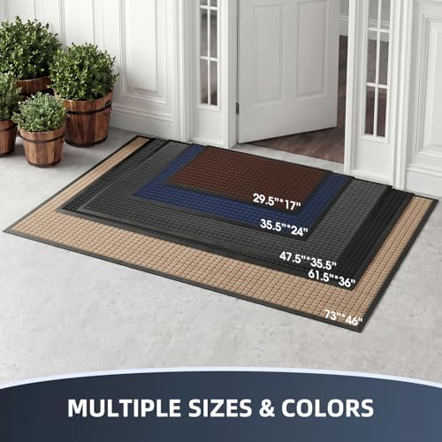 Front Door Mat Outside Entrance, Heavy Duty Doormat - Image 2