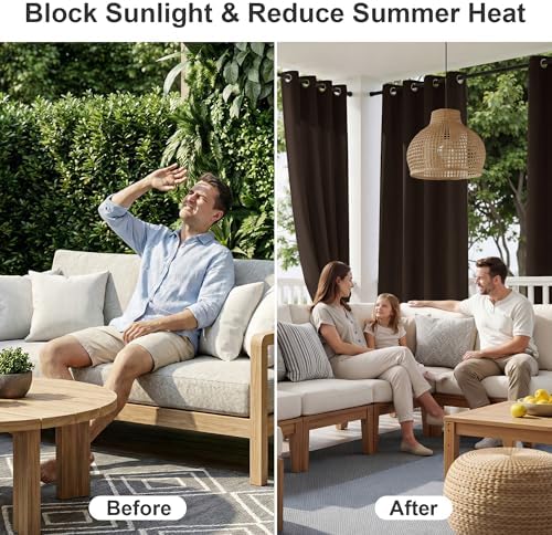 RYB HOME Indoor Outdoor Curtain - Image 2