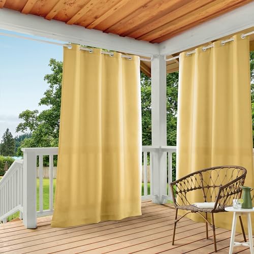 TOWN & COUNTRY BASICS Cabana Solid Heavyweight Indoor Outdoor Curtains by TOWNCOUNTRYTERRA