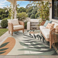 GENIMO 8x10 Outdoor Rug, Washable Quick Dry by GENIMO