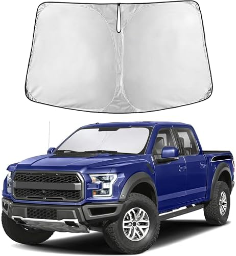 EcoNour Ford F150 Windshield Sun Shade 2021 2022 2023 2024 2025 2026 by EcoNour