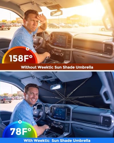 Weektic Truck Windshield Sun Shade - Image 2