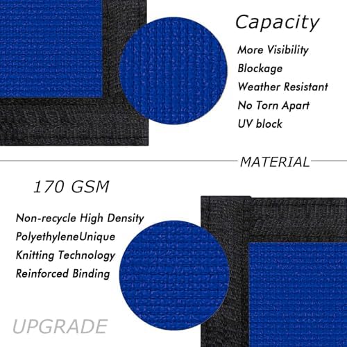 UPGRADE Privacy Screen 6' x 50' Fence Commercial Shade Cover - Image 2