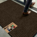 GORILLA GRIP Traffic Guard Indoor Outdoor Heavy Duty Door Mat, 72x48 Brown by GorillaGrip