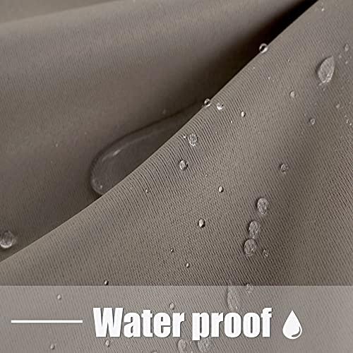 BONZER Outdoor Curtains for Patio Waterproof Weighted Blackout Blinds - Image 2