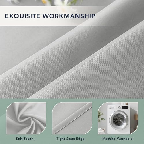 Outdoor Curtains for Patio Waterproof, 6 Drape Panels, Sun Shades - Image 5