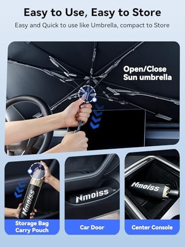 Nmoiss Windshield Sun Shade Umbrella - Image 7