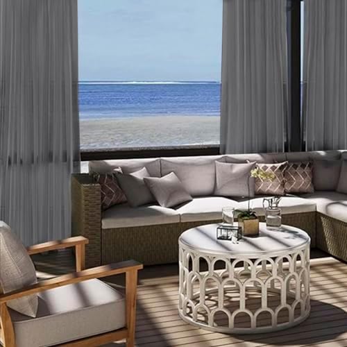 youleyar Sheer Outdoor Curtains - Image 3