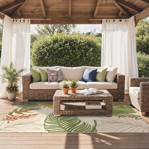 GENIMO 4x6 Outdoor Rug, Washable - Image 3
